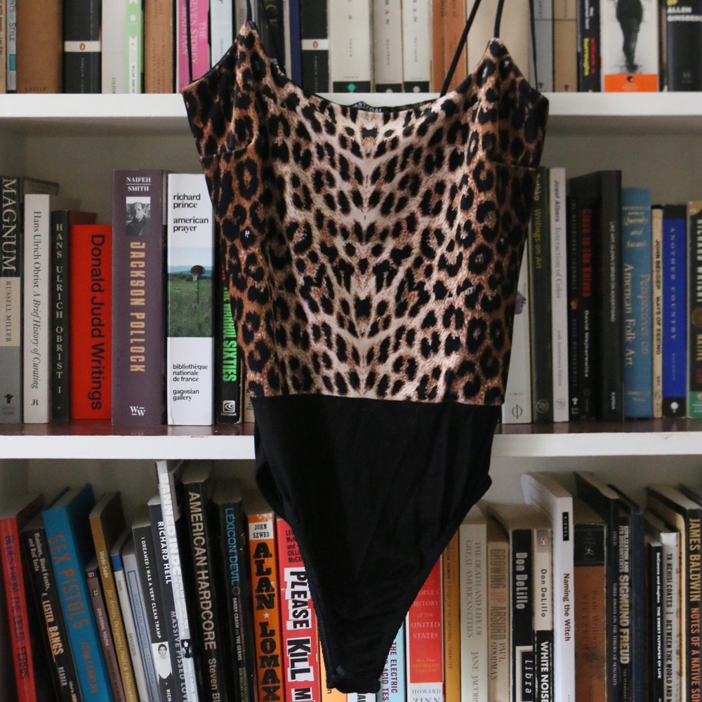 Leopard bodysuit by Nasty Gal